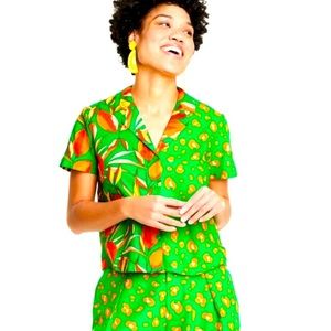 Leopard and orange Tabitha Brown x Target top.